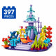 Set de Constructie cu Piese Tip Blocuri Constructie 397 Piese MiniBric Fairy Mermaid's Coral Sqaure 2022