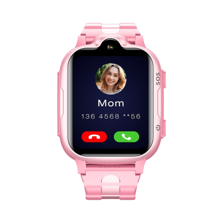Ceas smartwatch GPS copii Techone™ CT08 Plus+, Roz