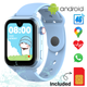 Ceas Smartwatch GPS Copii Cu Localizare Si Telefon Techone KT37, Albastru