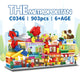 Set de Constructie cu Piese Tip Blocuri Constructie MiniBric The Metropolitan