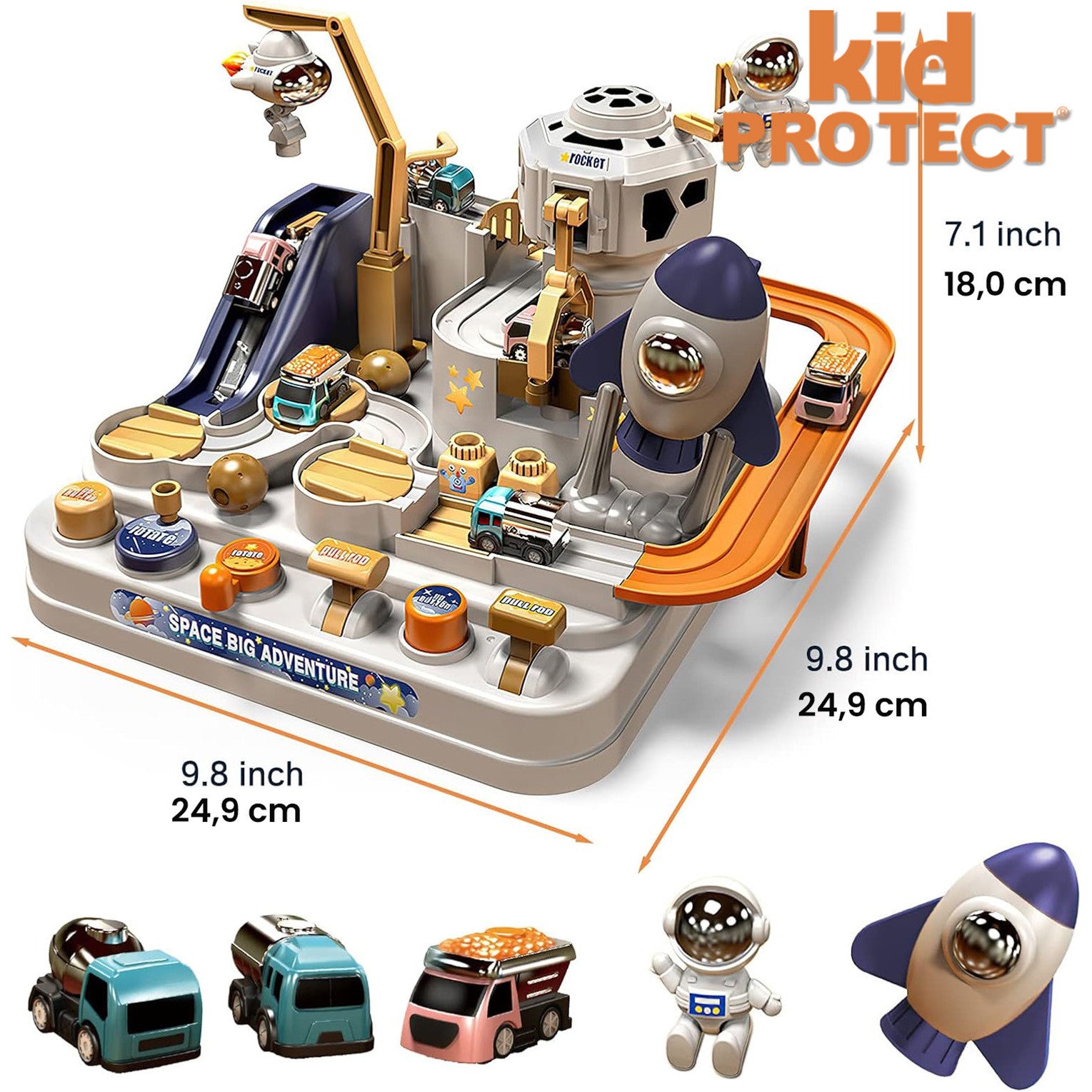 Set de Constructie cu Piese Tip Lego 8 in 1 Kidprotect NavalForge