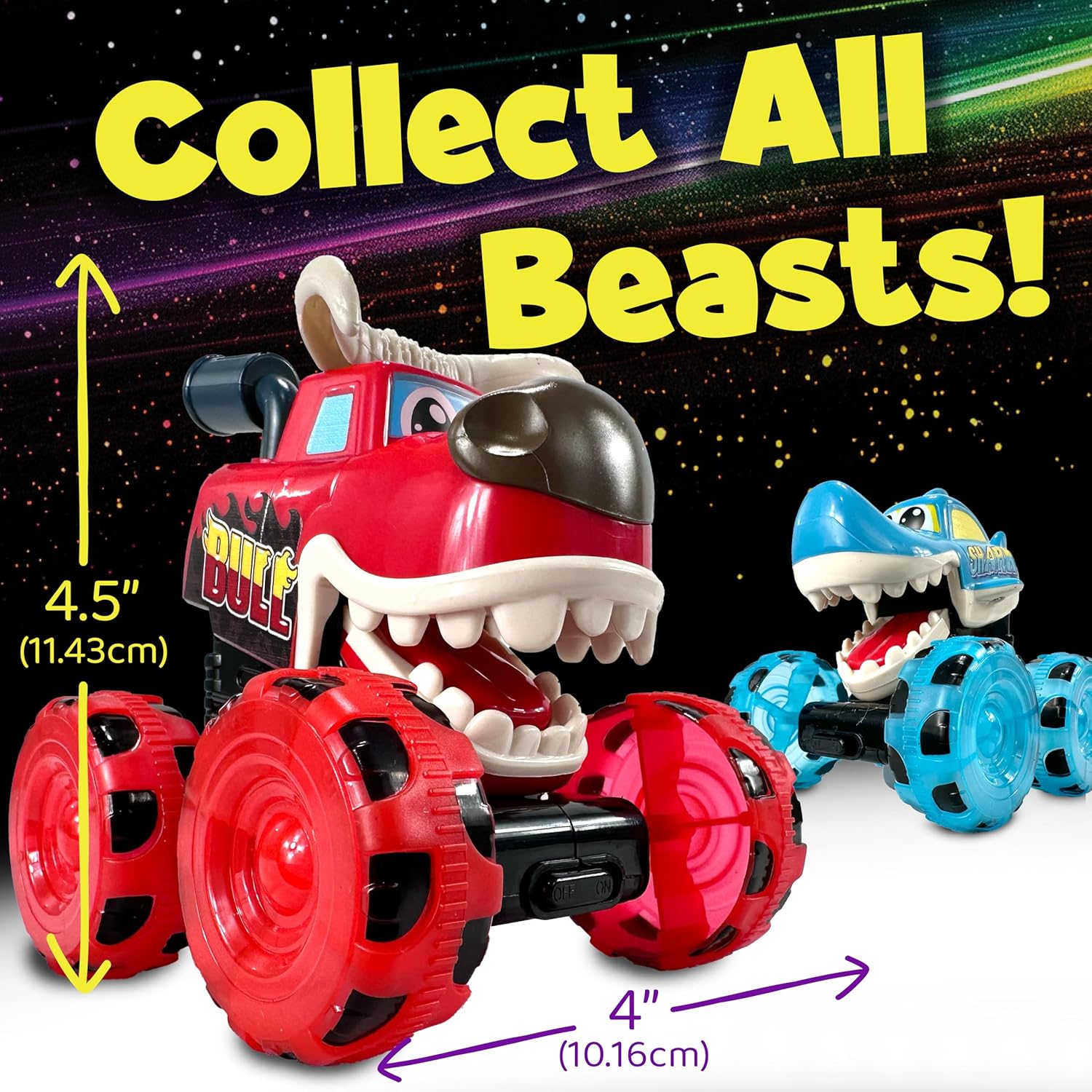 Masinuta Pentru Copii, KidProtect Monster Wheely Bull