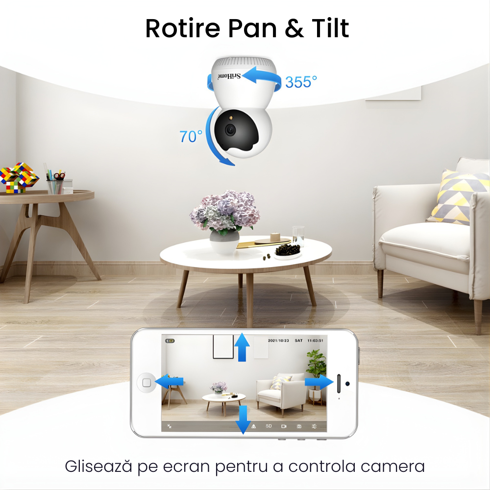 Camera de Supraveghere WIFI SriHome Mini Eye