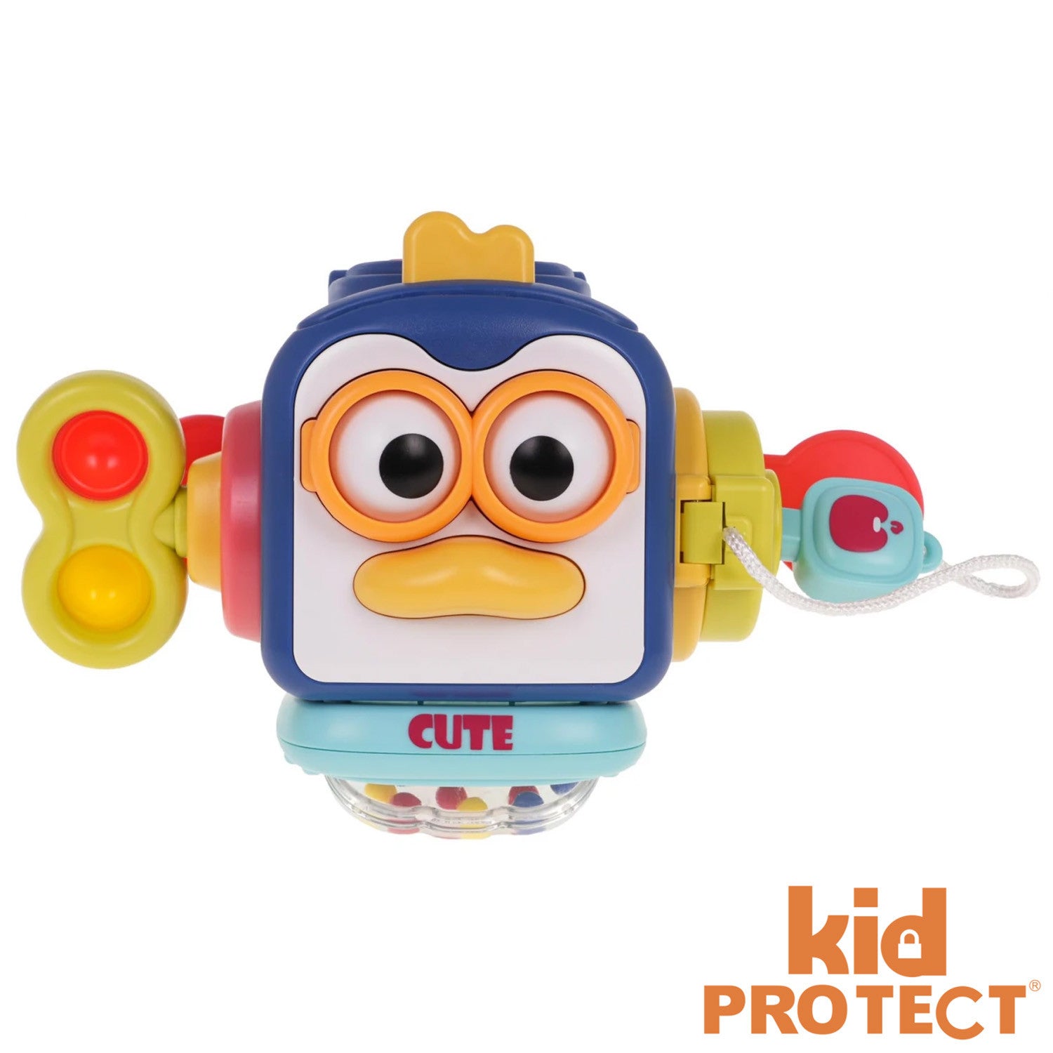 Jucarie Interactiva Bebelusi Montessori KidProtect Puzzle Box