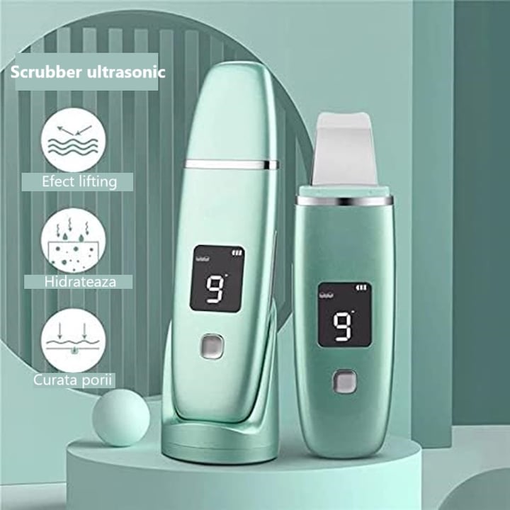 Aparat de curatare faciala cu ultrasunete, Horigen® C1 Pro