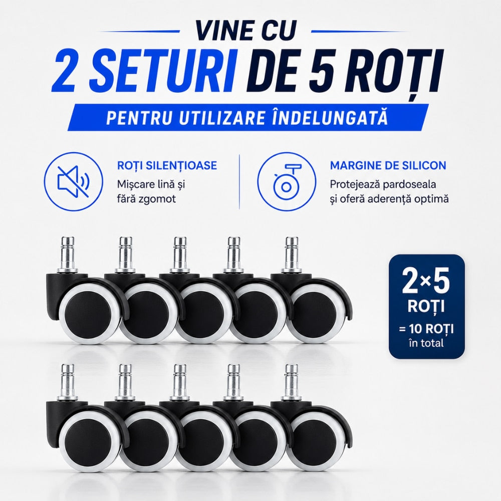 Scaun de Birou Directorial Cu Masaj KD Home CEO UltraComfort 8, Negru
