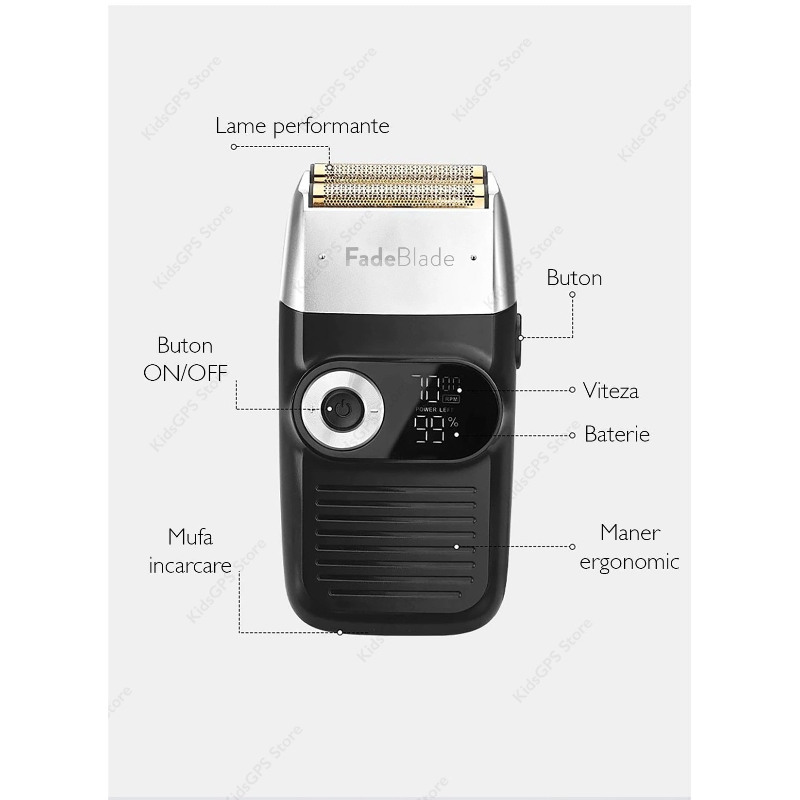 Aparat de ras electric FadeBlade® SH-7175