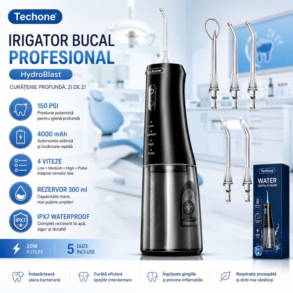 Irigator Bucal Si Oral Profesional Techone HydroBlast