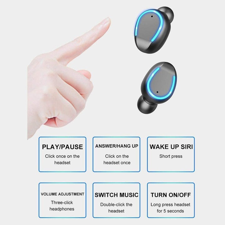 Casti Audio In Ear CRABTECH F9 True Wireless Bluetooth