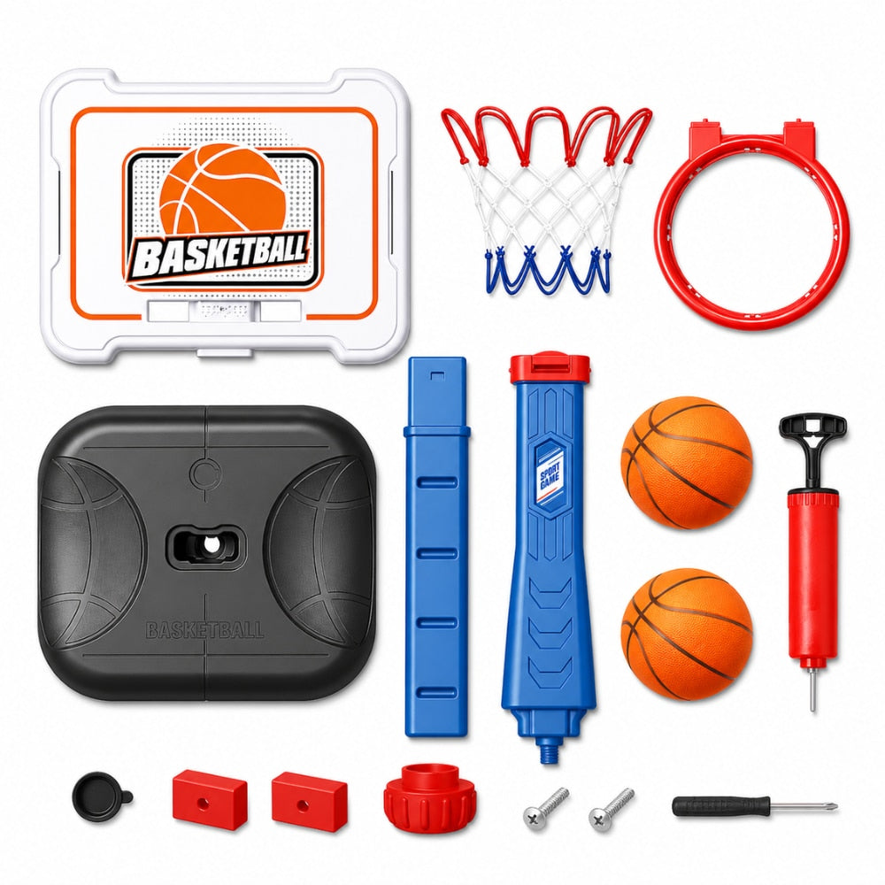 Set Cos De Baschet Copii Cu Picior KidProtect Mini Bounce