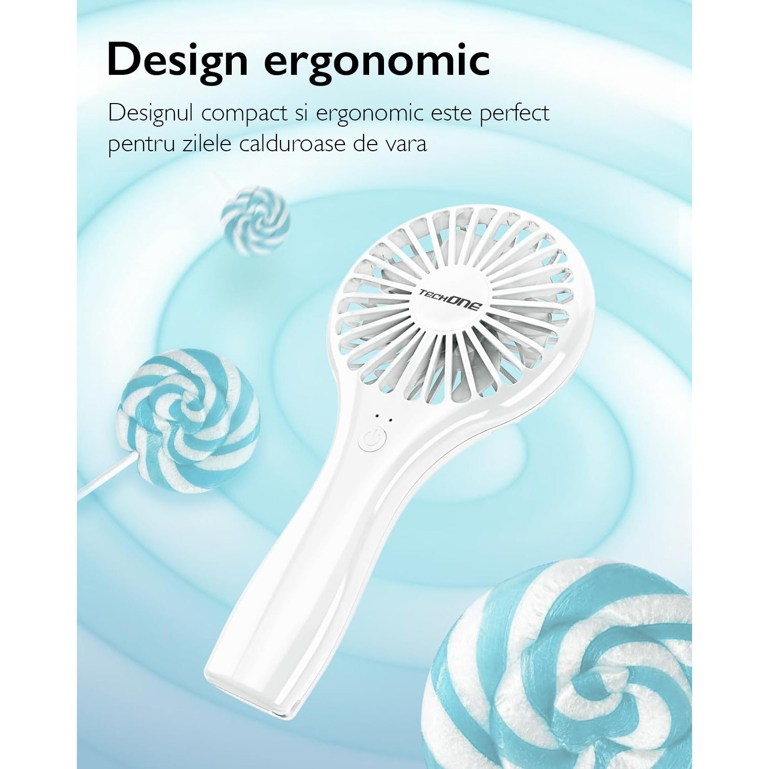 Mini Ventilator Portabil Techone® Eazy Breezy