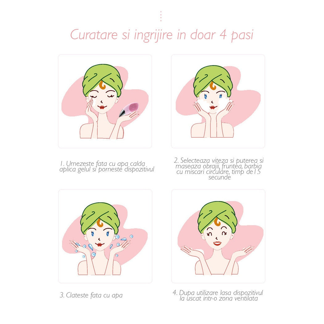 Dispozitiv de curatare faciala, Horigen™ DeepClean Pro V3
