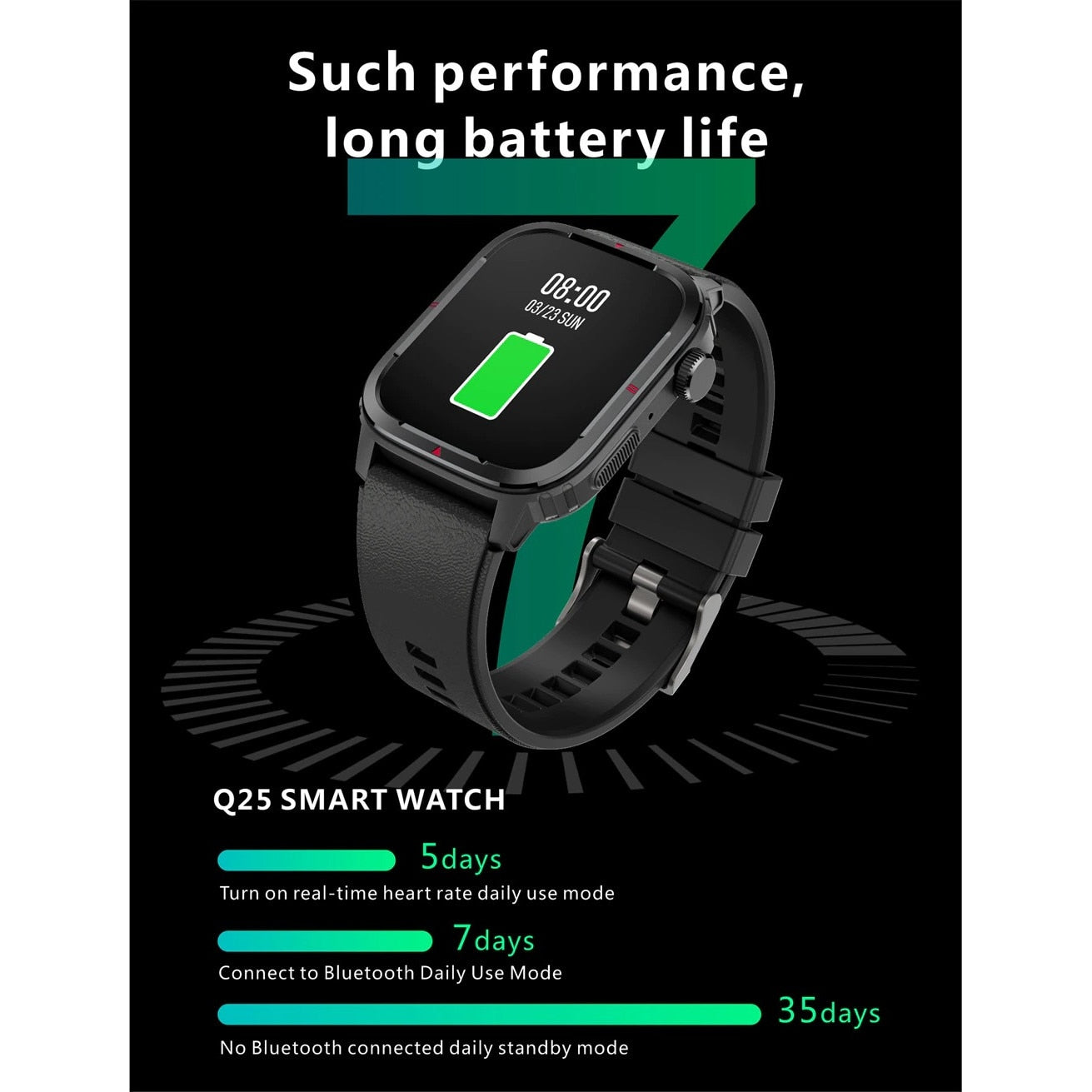 Ceas smartwatch barbati TechONE Q25 GT Runner, Argintiu