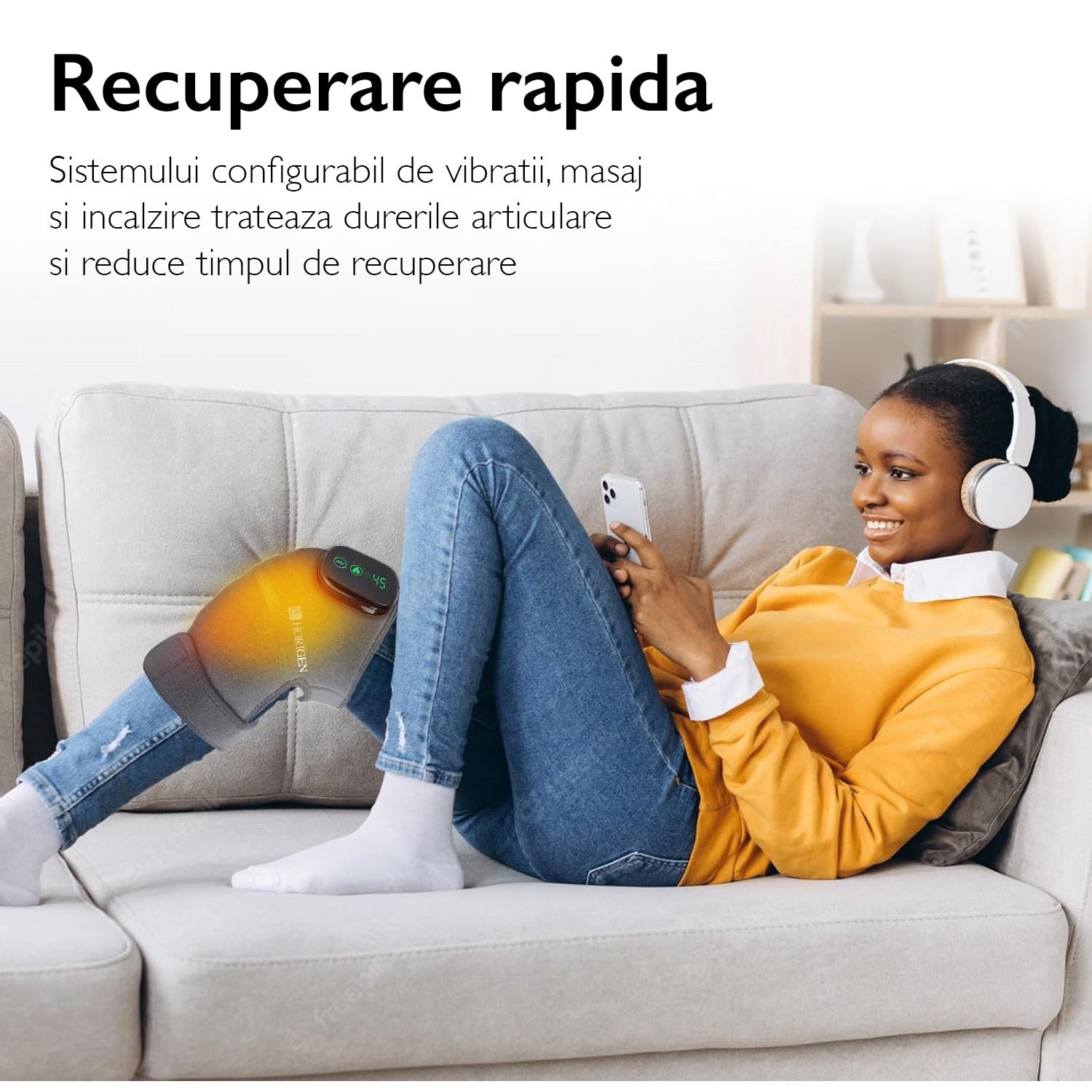 Aparat Pentru Masaj Genunchi si Umeri Horigen® Knee Master