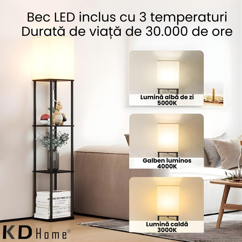 Lampadar Dreptunghiular KD Home LumiEdge