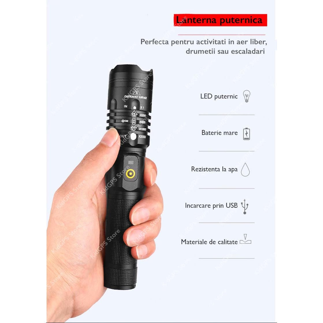 Lanterna LED Techone® SK1919