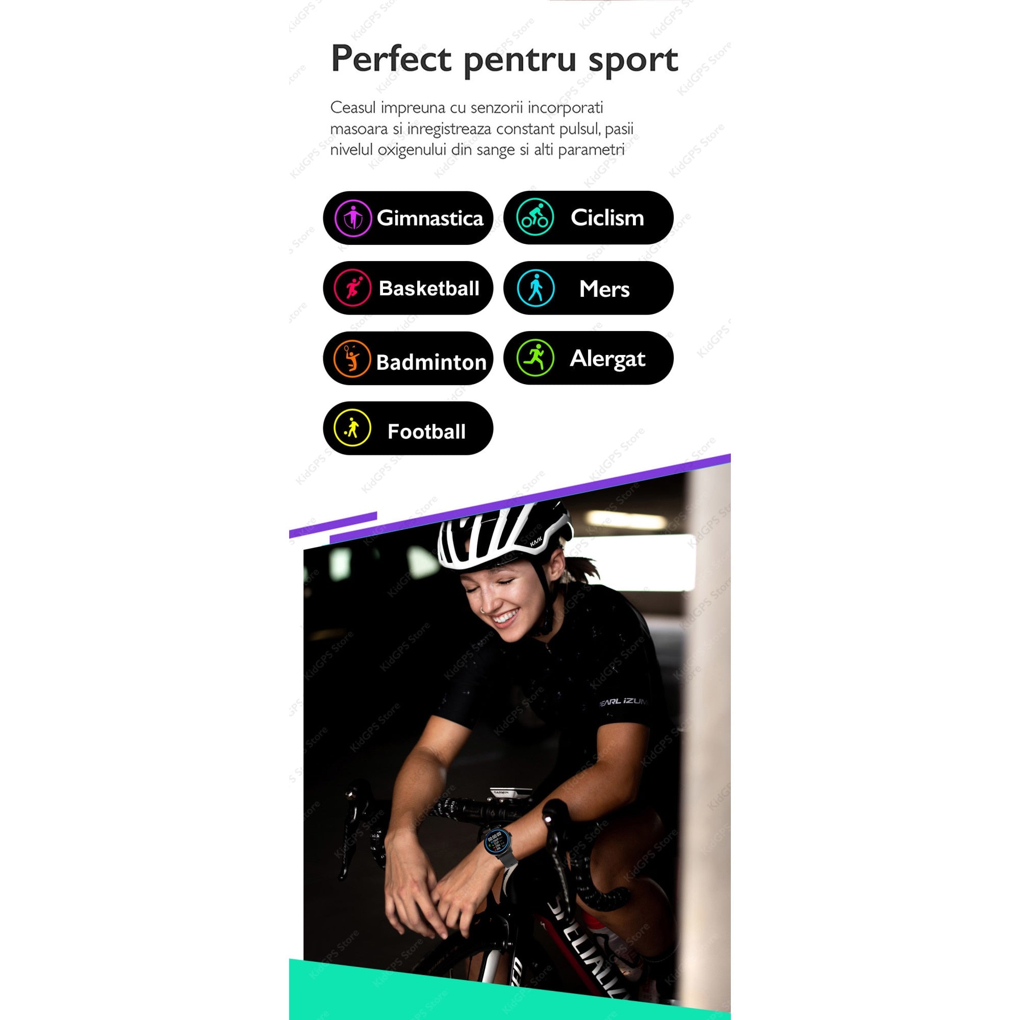 Ceas smartwatch femei TechONE™ DT2, Negru