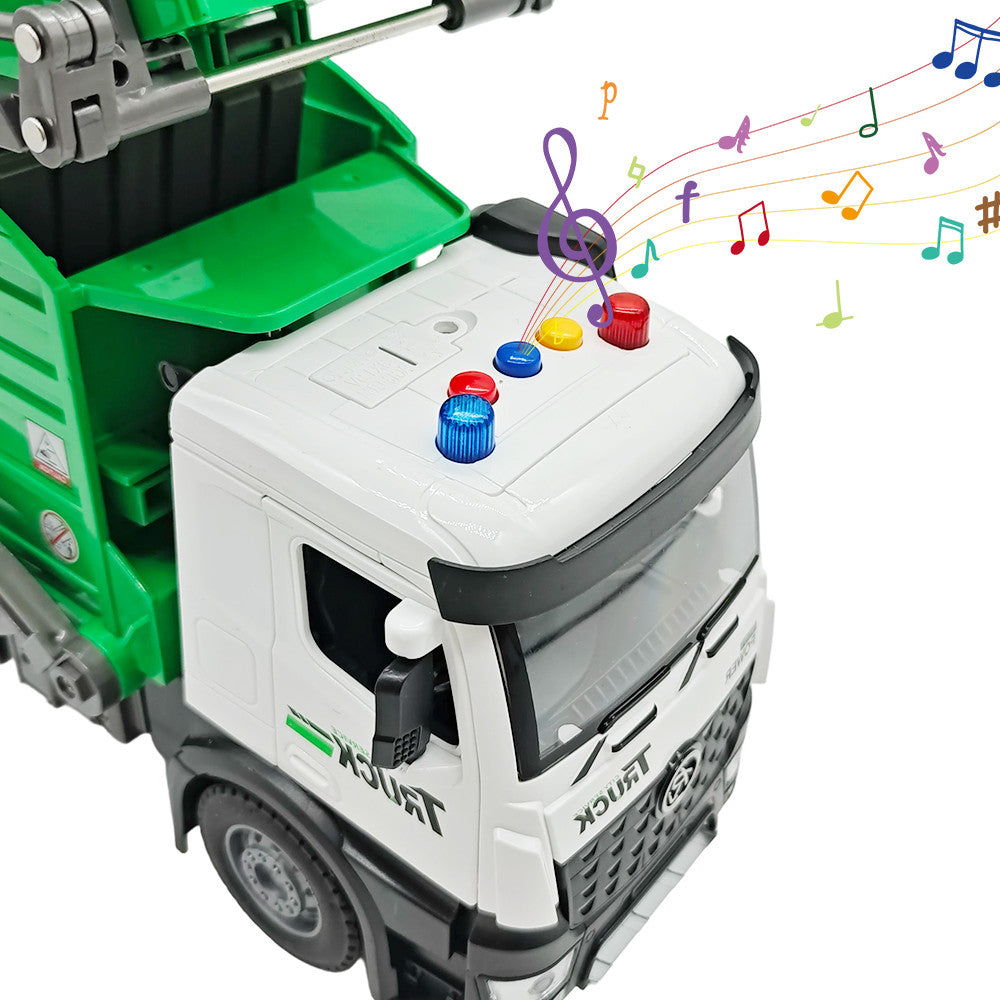 Masina de Gunoi De Jucarie Pentru Copii, KidProtect GreenCity Truck