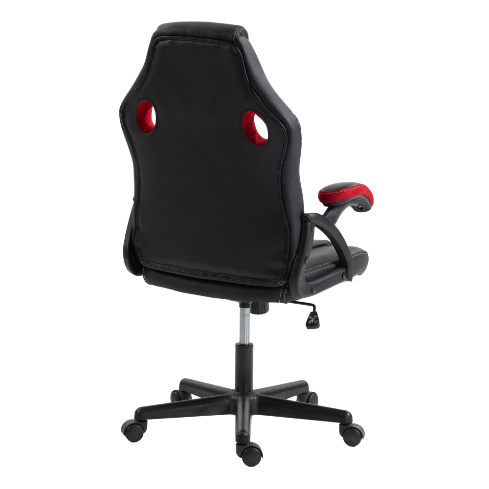 Scaun de Birou si Gaming Pentru Copii KD Home Prime Starter, Negru/Rosu