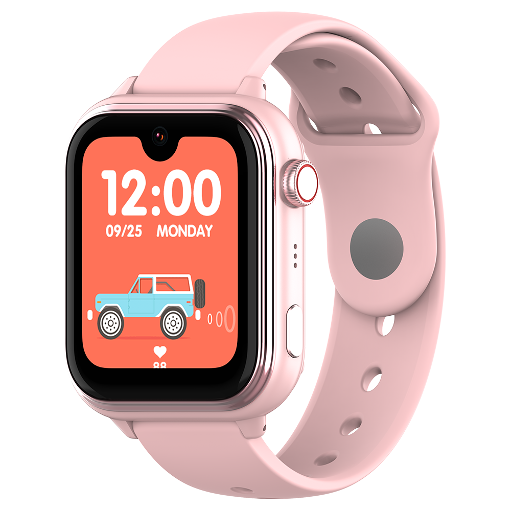 Ceas Smartwatch GPS Copii Cu Localizare Si Telefon Techone KT37, Roz