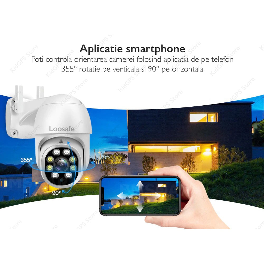 Camera de supraveghere WIFI Loosafe® 80XP Max+ 8MP