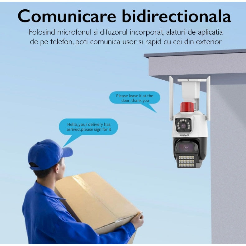 Camera de Supraveghere Dubla Wireless CCTV Loosafe® 80XPRO