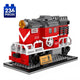 Set de Constructie cu Piese Tip Blocuri Constructie 236 Piese MiniBric Freight Train