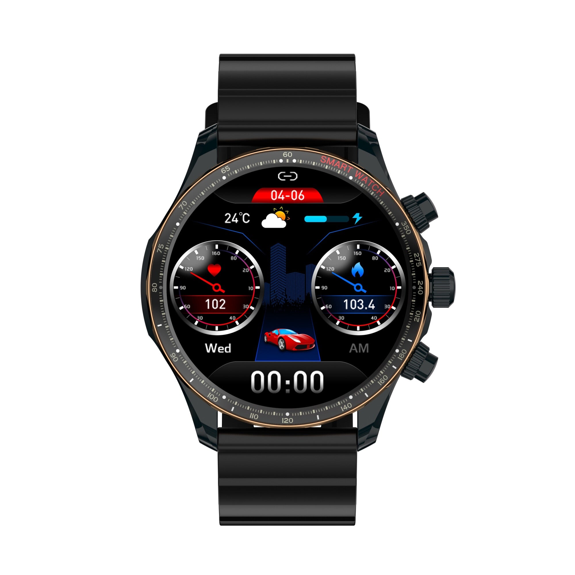 Ceas Smartwatch Barbati TechONE® Y99 Star Pro Plus, Negru