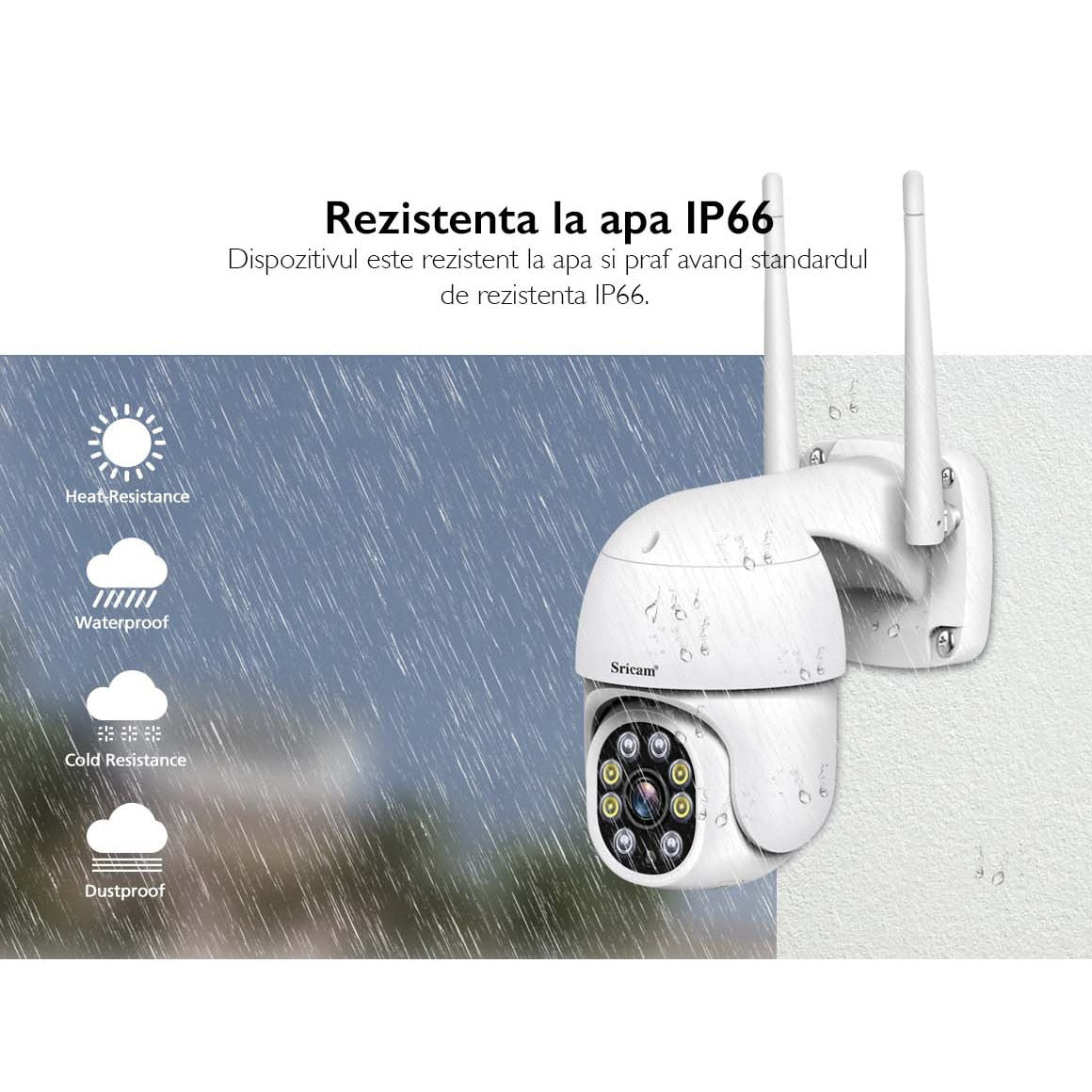 Camera De Supraveghere Video WIFI CCTV Sricam™ SP028 PRO