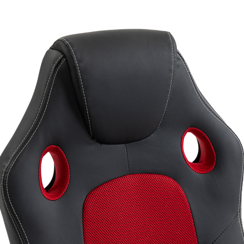 Scaun de Birou si Gaming Pentru Copii KD Home Prime Starter, Negru/Rosu
