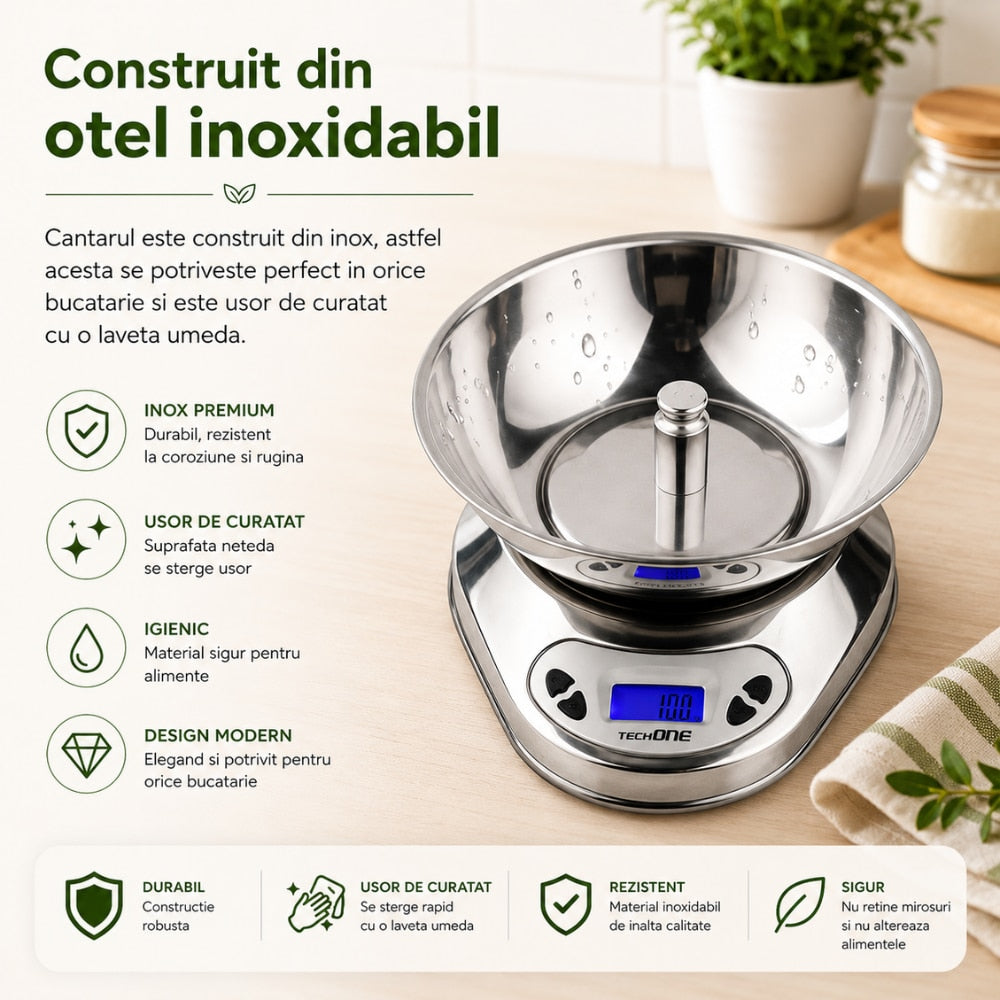 Cantar De Bucatarie Profesional Techone Kitchen Master