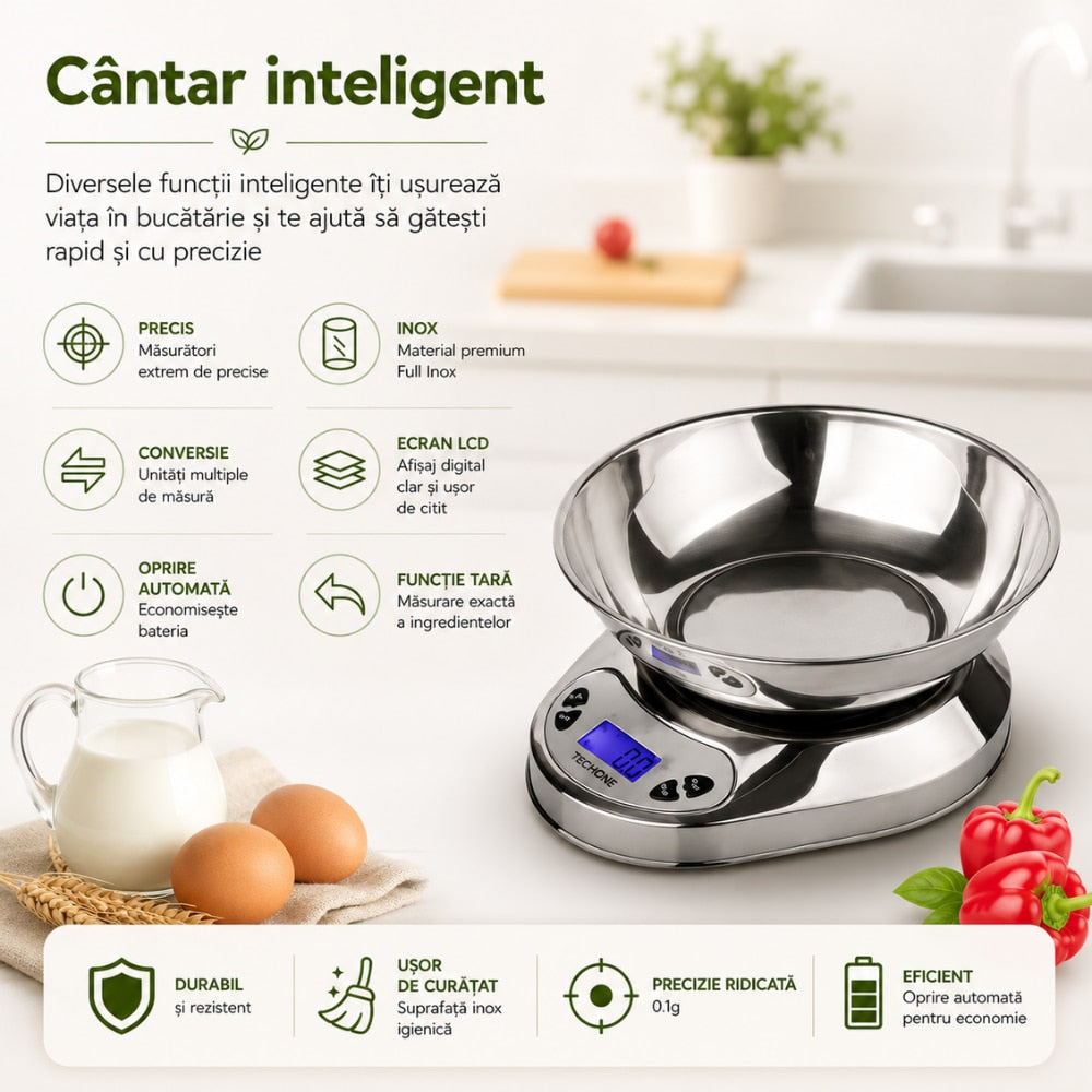 Cantar De Bucatarie Profesional Techone Kitchen Master