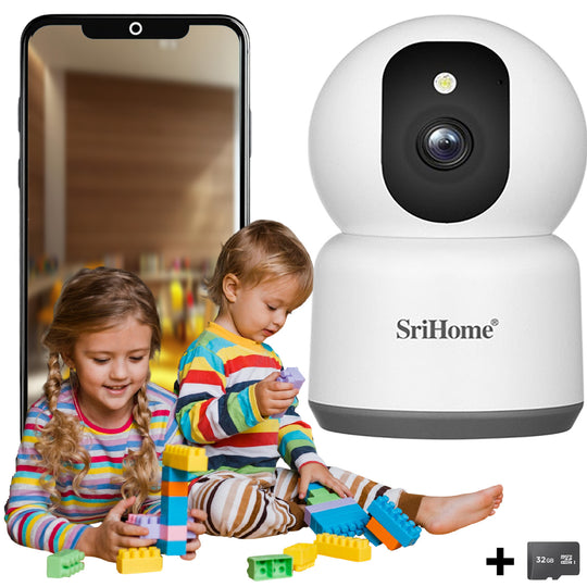 Monitor Video Bebelusi WIFI SriHome SH038, Alb