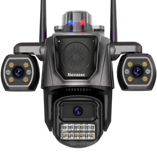 Camera De Supraveghere CCTV Vdeo Exterior Tripla WIFI Novasec Tri Core