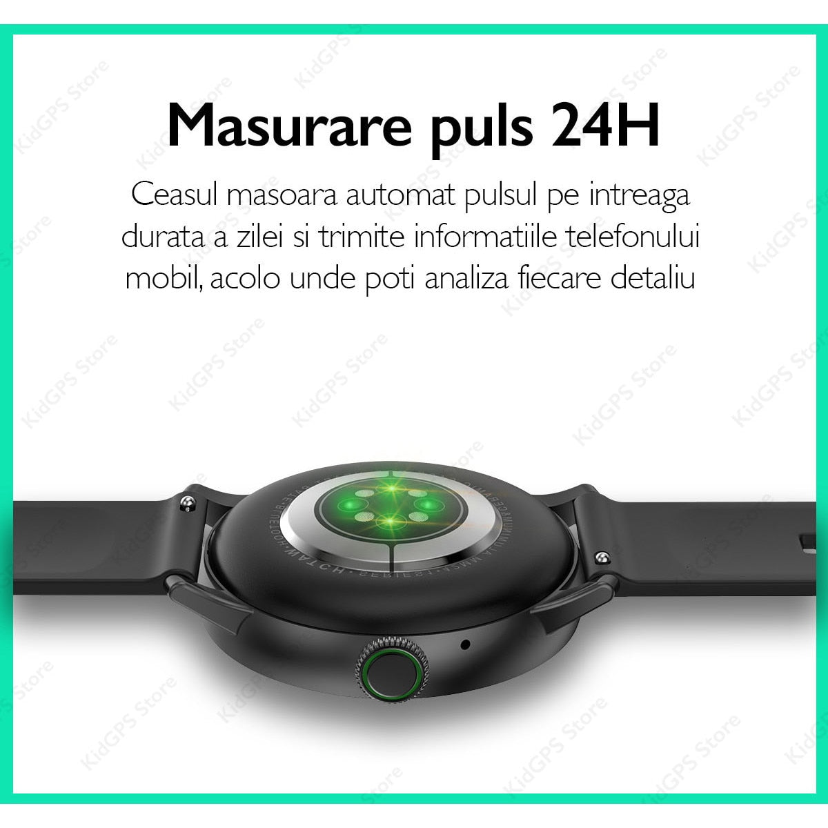 Ceas smartwatch femei TechONE™ DT2, Negru