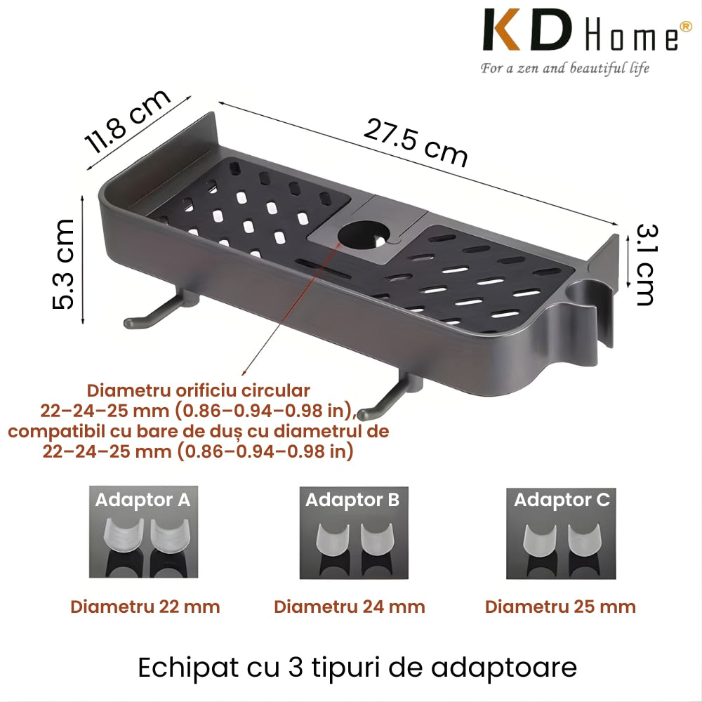 Suport Organizator Pentru Dus si Baie Topaqua Shower Helper
