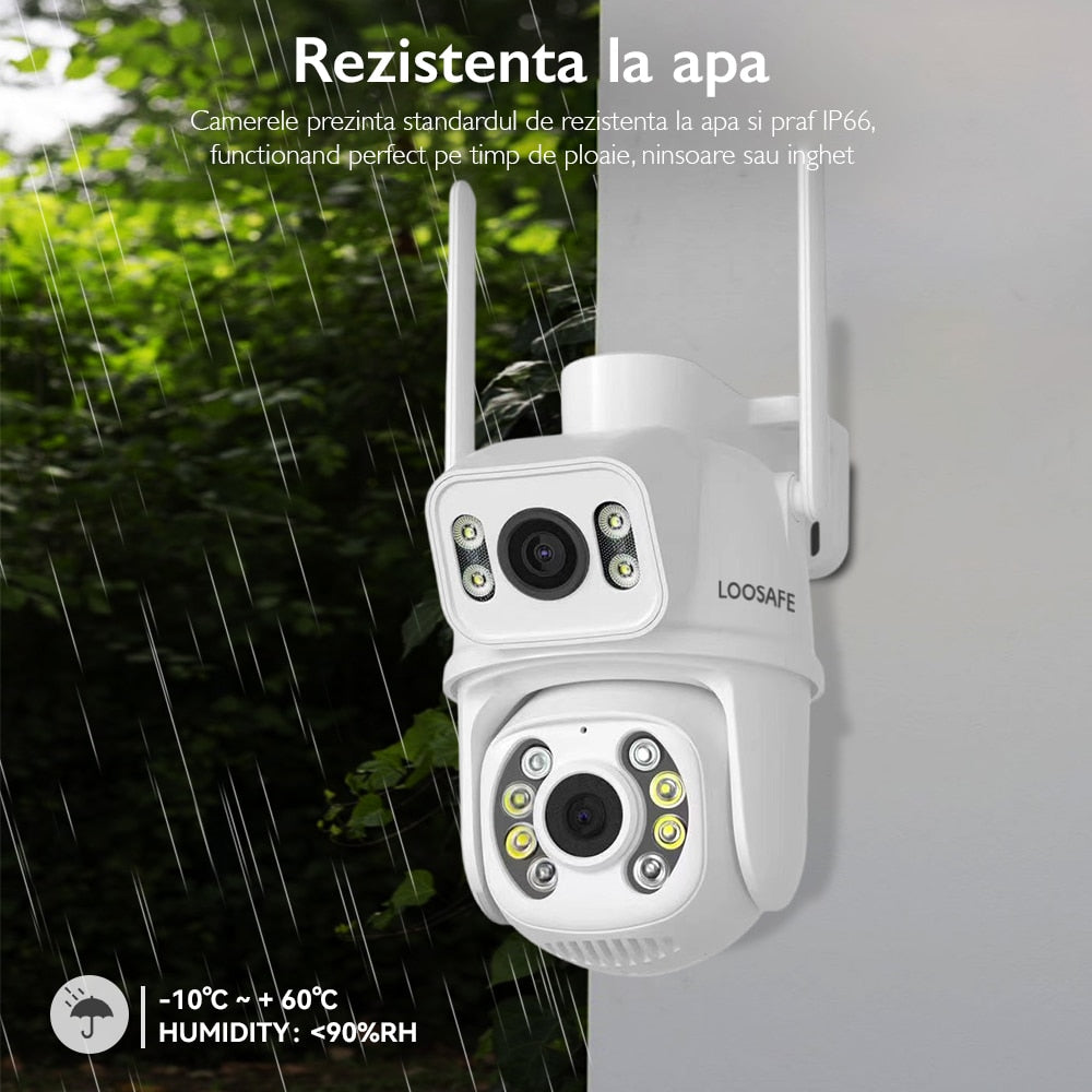 Camera de supraveghere dubla WIFI Loosafe® Master Eye