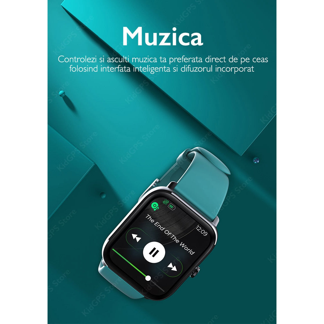 Ceas smartwatch TechONE™ KM04, Roz