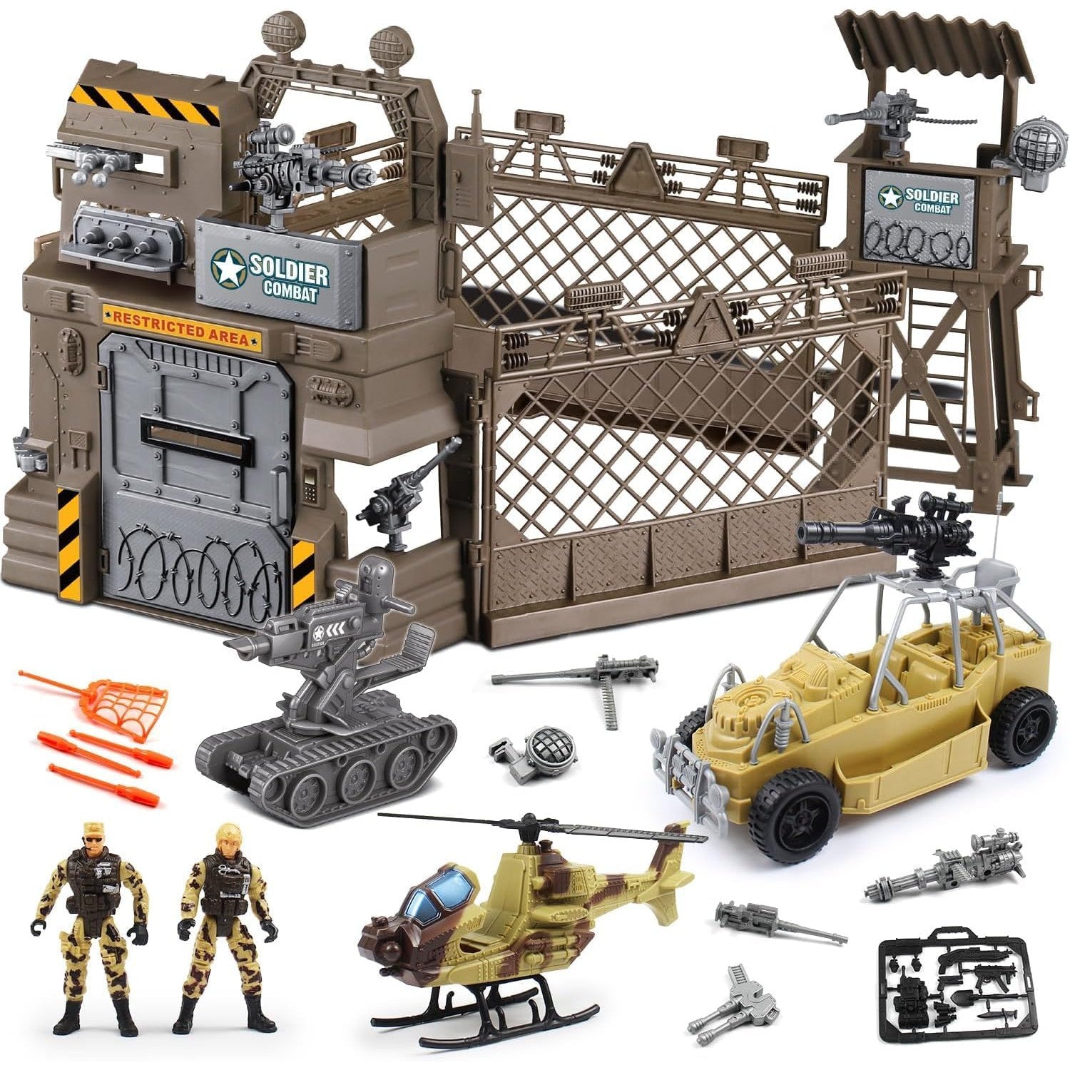Set Militar de Jucarie Pentru Copii KidProtect Battle Fortress Command