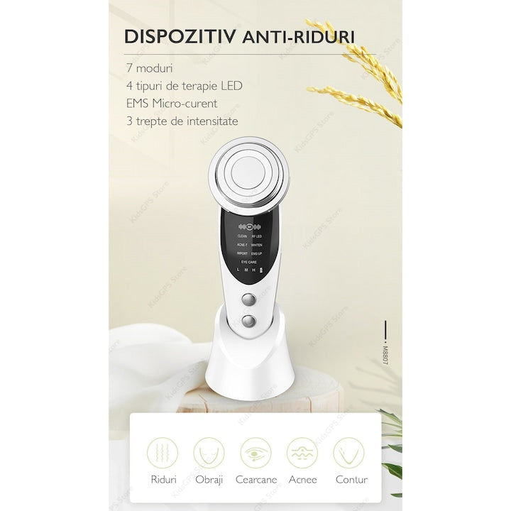 Aparat profesional pentru tratament facial si intinerirea pielii 7 in 1 Horigen®