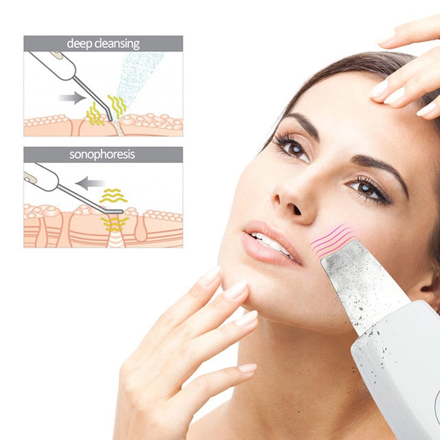 Aparat de curatare faciala cu ultrasunete, Horigen™ Scrubber Pro