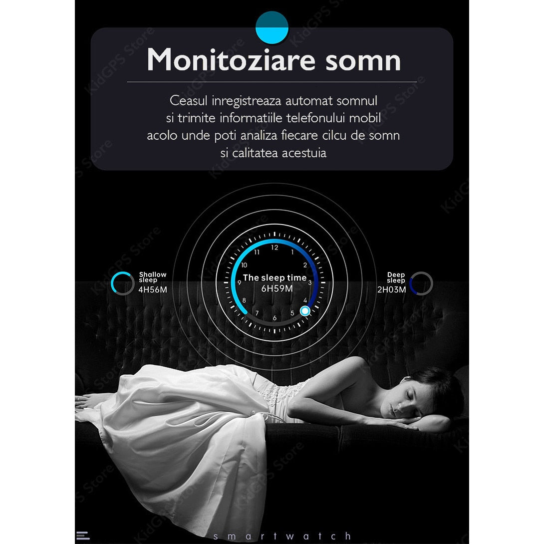 Ceas smartwatch TechONE™ KM04, Roz