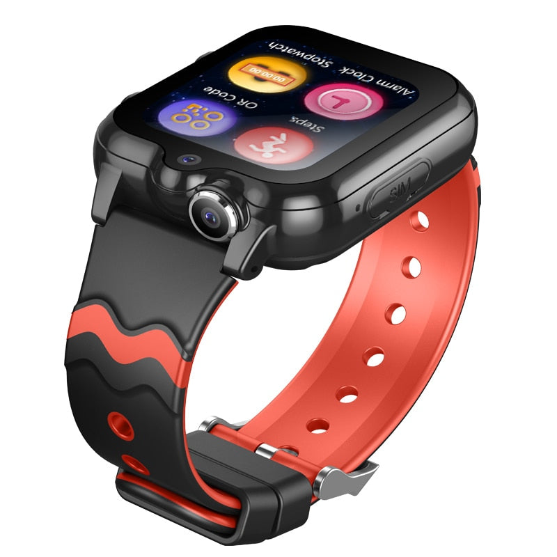 Ceas smartwatch GPS copii cu localizare si telefon Techone™ KT18, Negru