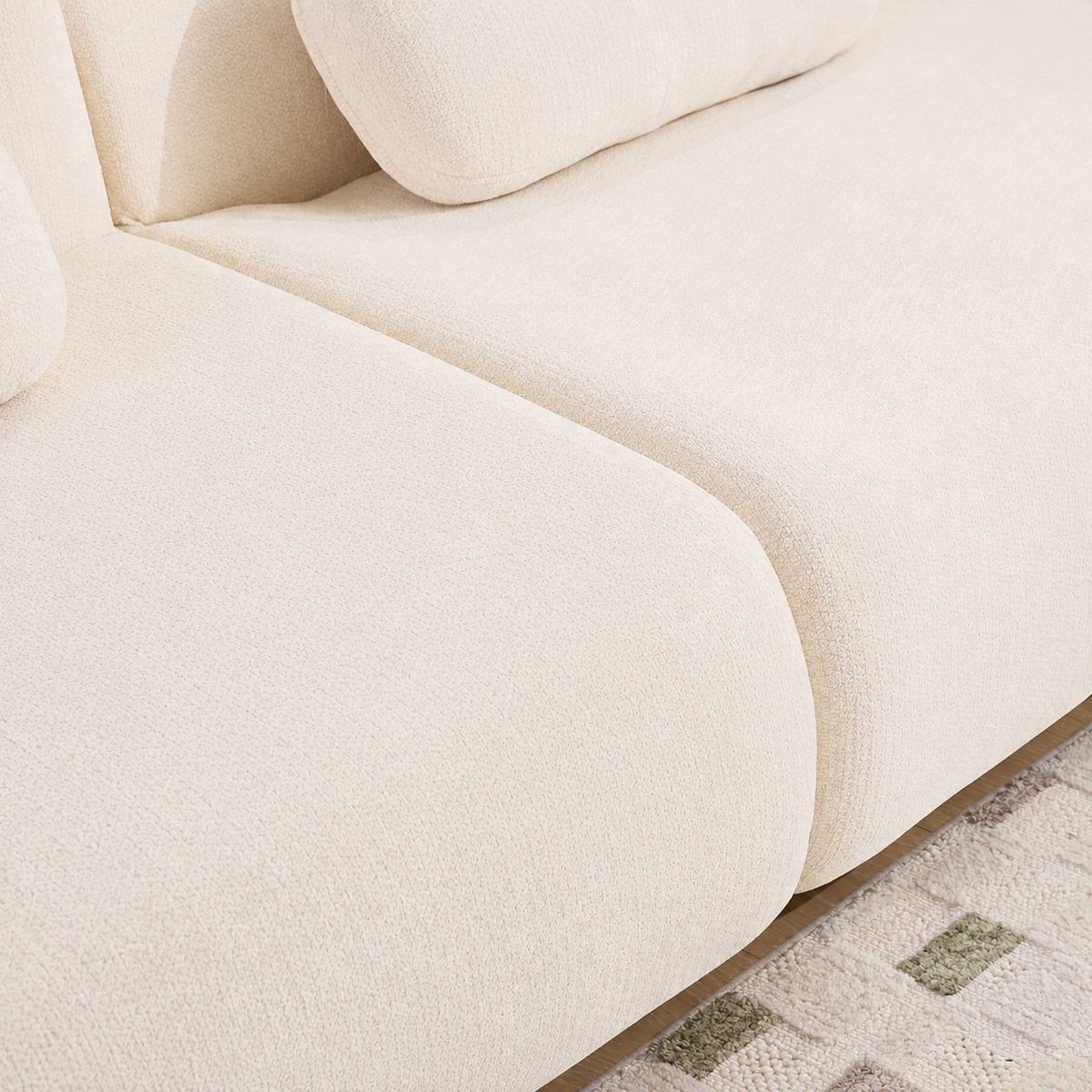 Canapea Modulara Coltar, KD Home EvoLounge, Bej