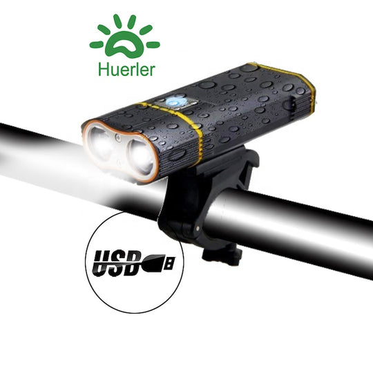 Far bicicleta cu suport telefon Huerler Y1