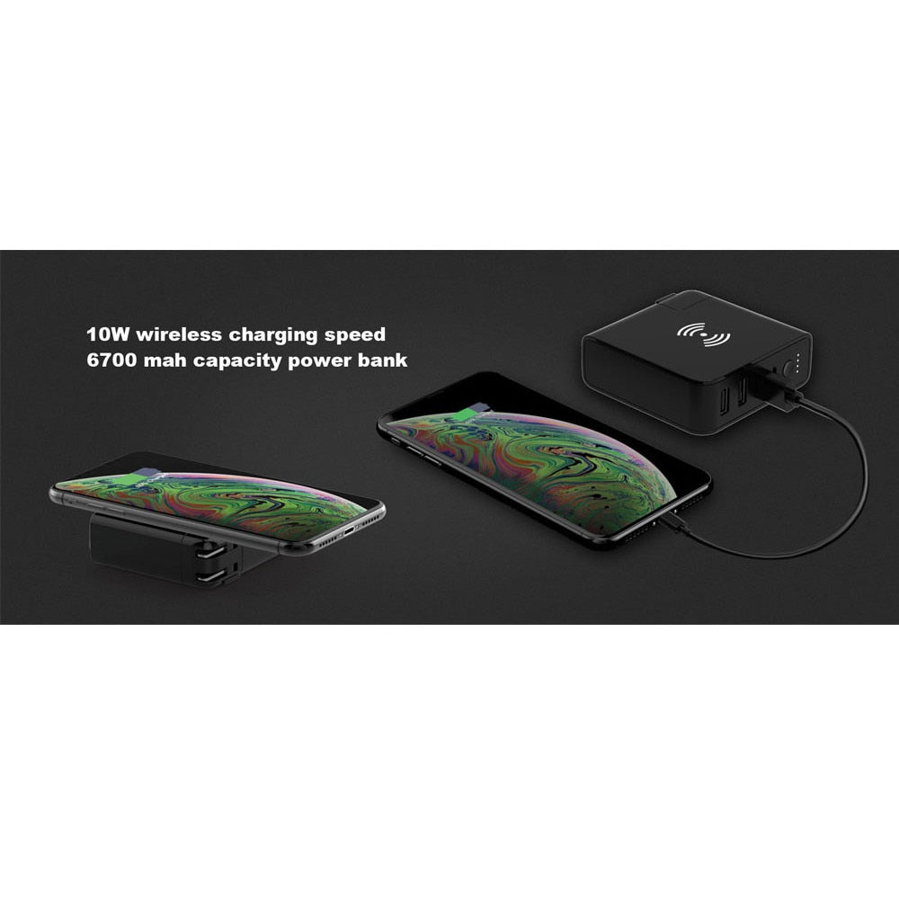 Baterie externa multifunctionala, incarcator USB Loowoko™ LWC-WP6