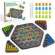 Joc de Masa Tip Sah cu Elastice De Societate KidProtect Geometry War