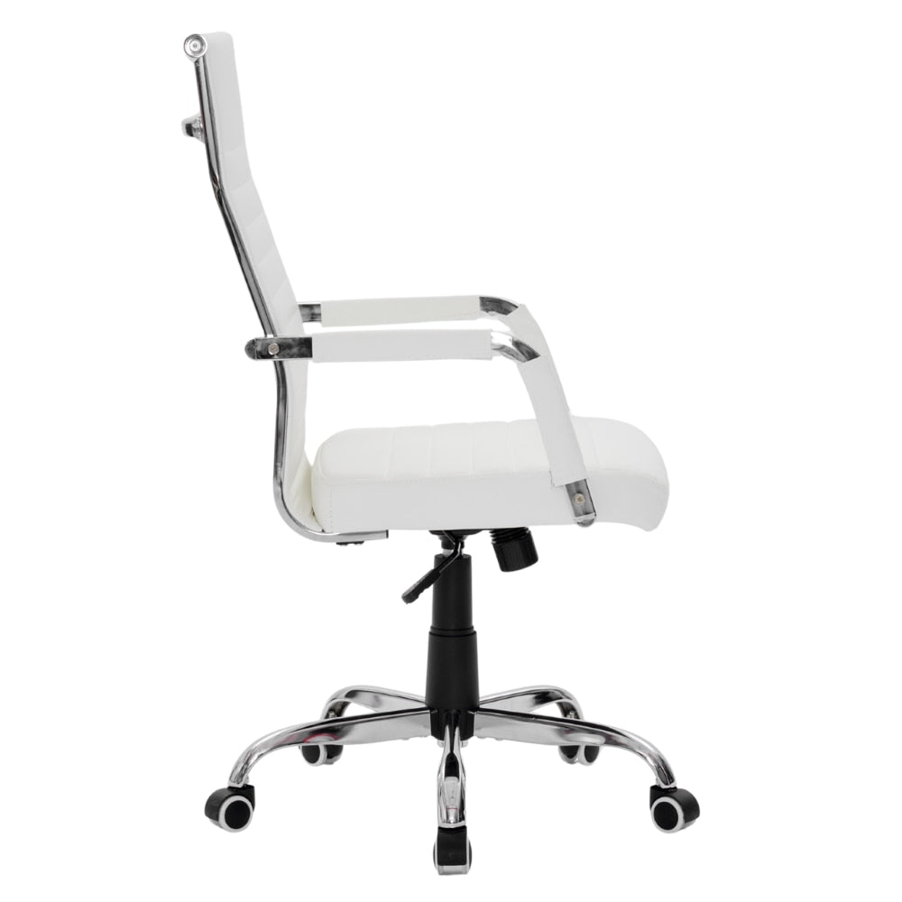 Scaun De Birou Directorial Ergonomic KD Home Syncro, Alb