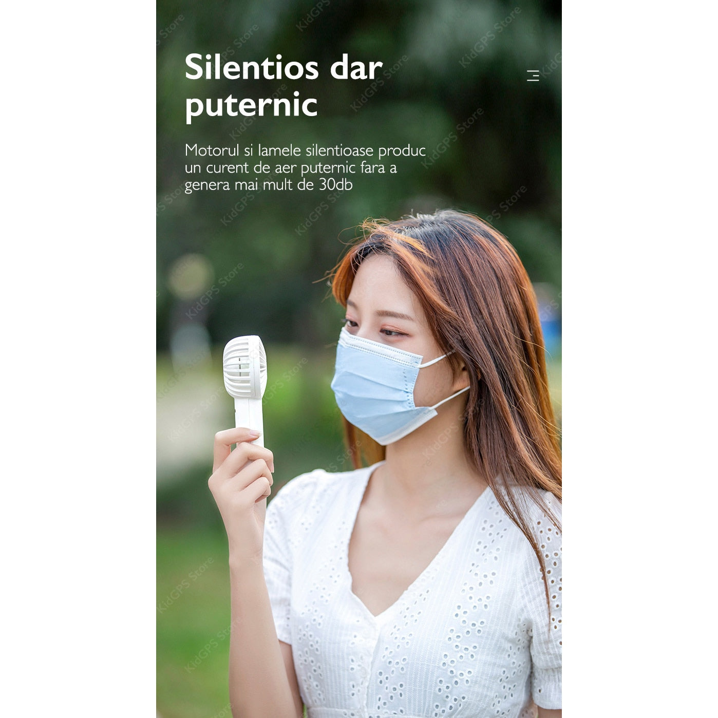 Mini ventilator portabil KD Home® F851