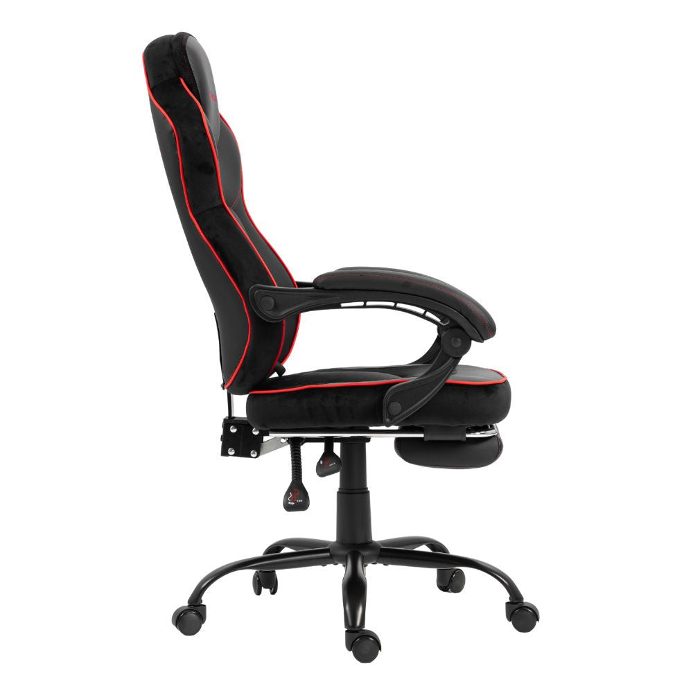 Scaun Gaming Ergonomic Premium Profesional KD Home Apex Fusion EIZI, Negru/Rosu